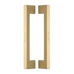 M Marcus Heritage Brass Back to Back Door Pull Handle Metro Design 305mm length